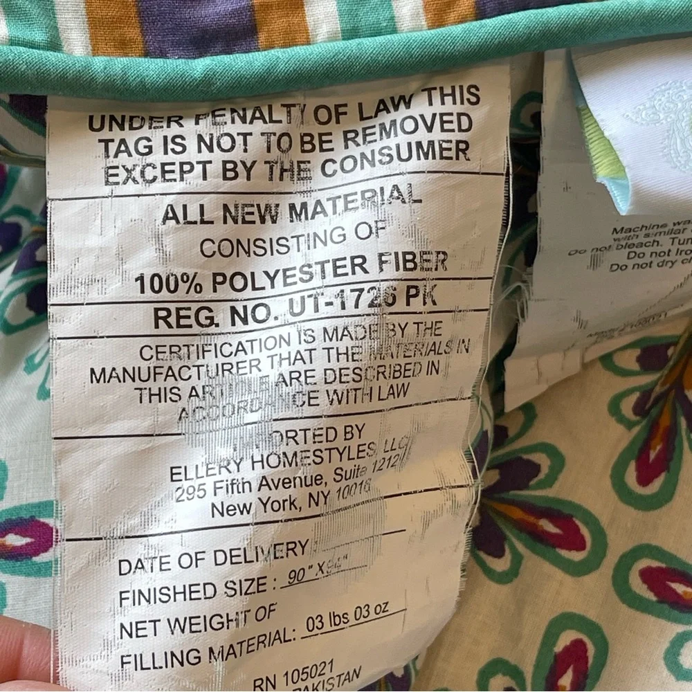 Boho Boutique “Beach Babe” Reversible Comforter Set.